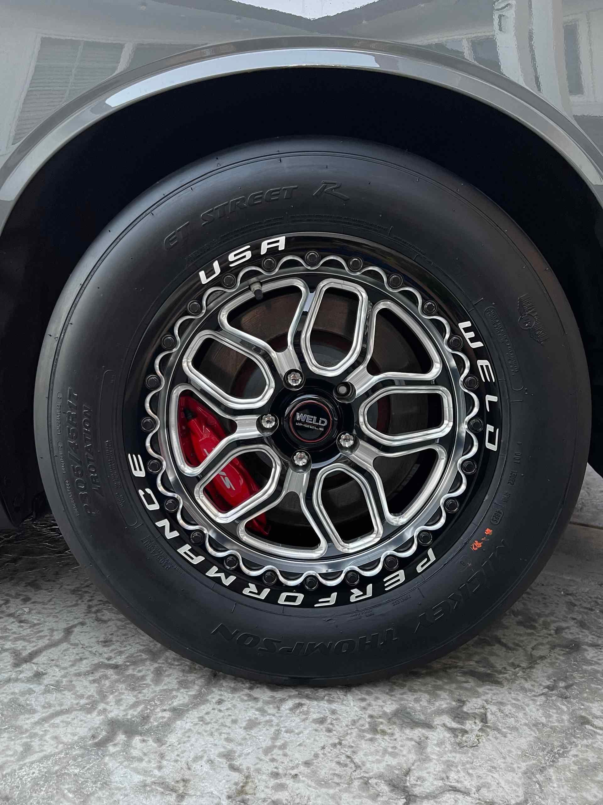 Dodge Challenger Tire Cleaning