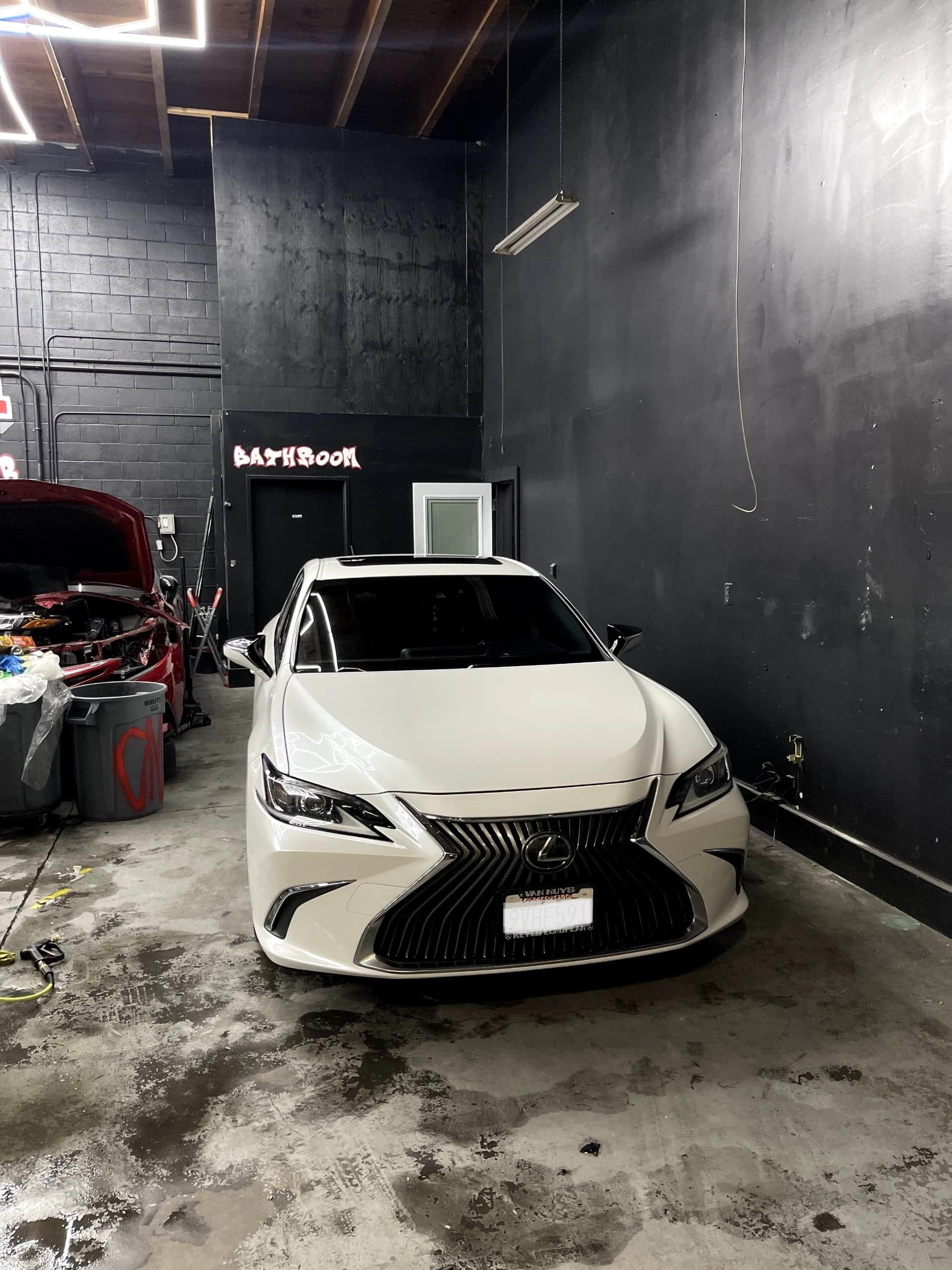 White Lexus Detailing