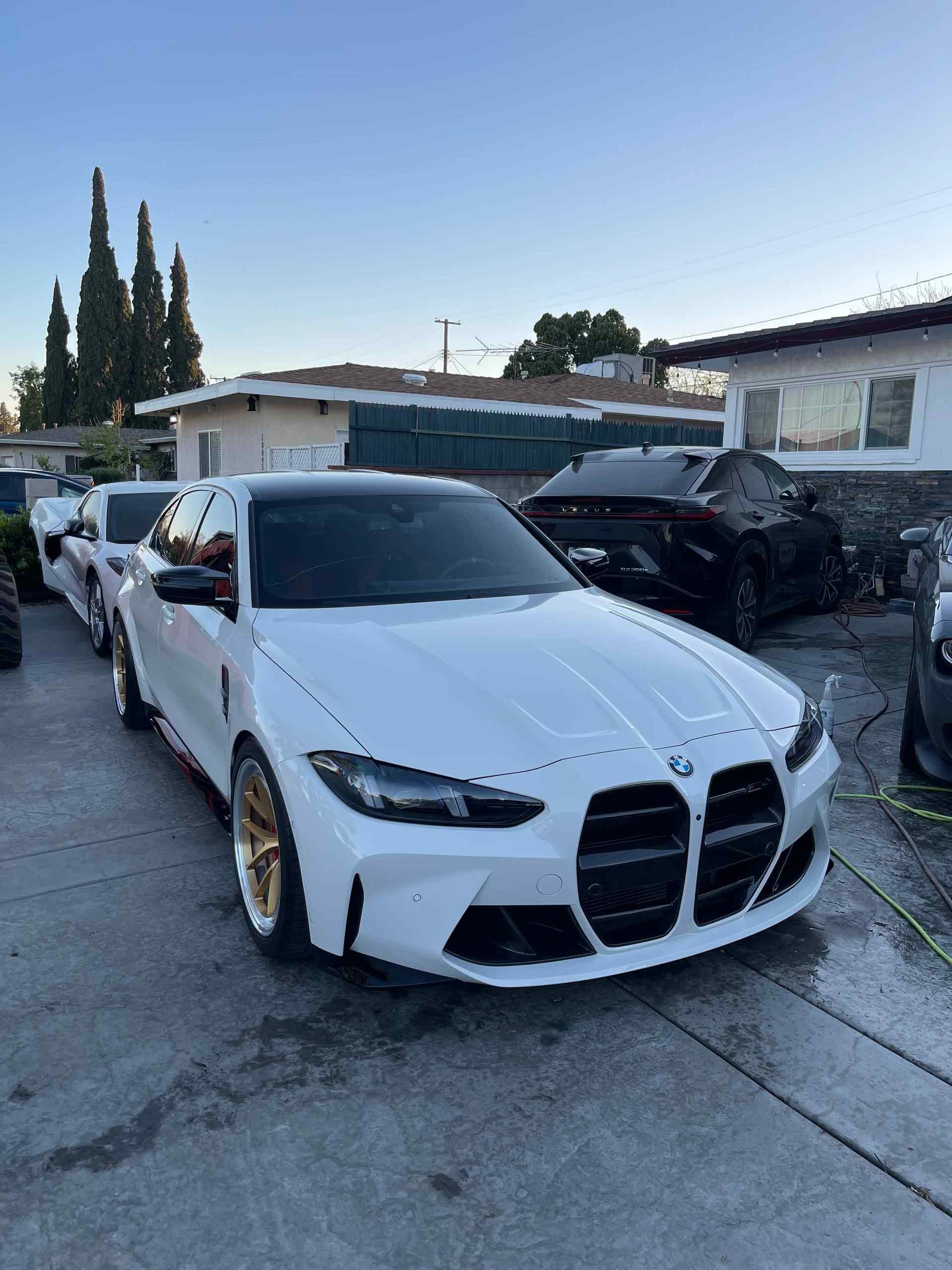 White BMW M3 Mobile Detailing
