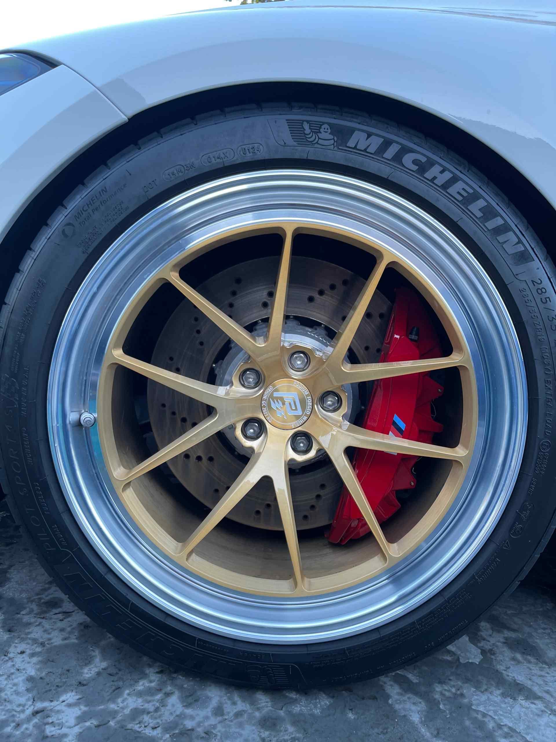 BMW M3 Wheel and Tire Cleaning