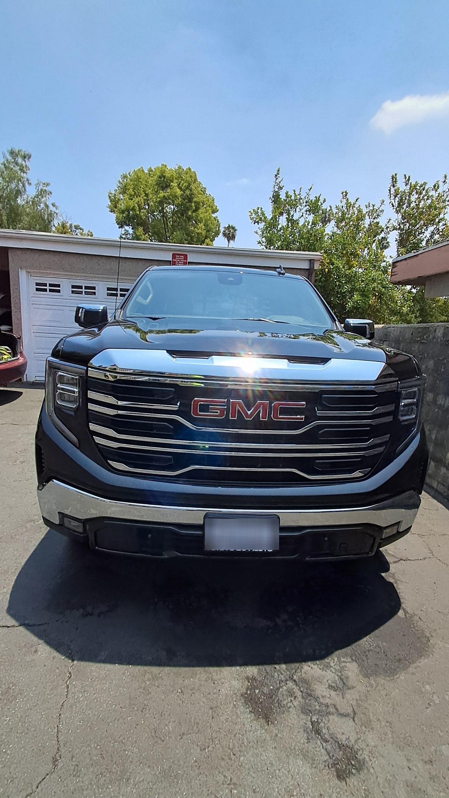 GMC Sierra exterior wash wax tire dressing mobile detailing Glendale CA