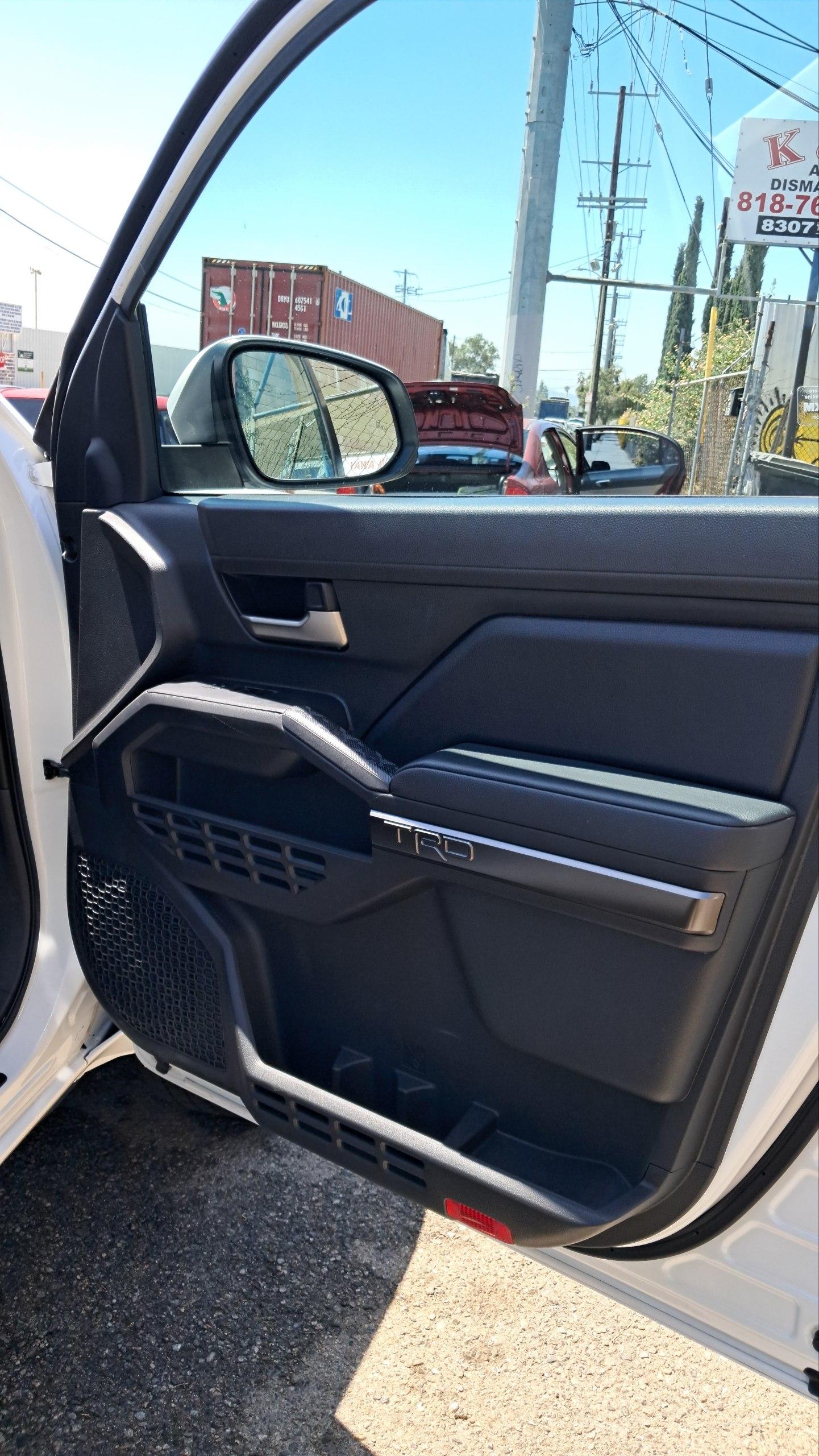 Toyota Tacoma TRD door panel exterior mobile detailing Pasadena CA