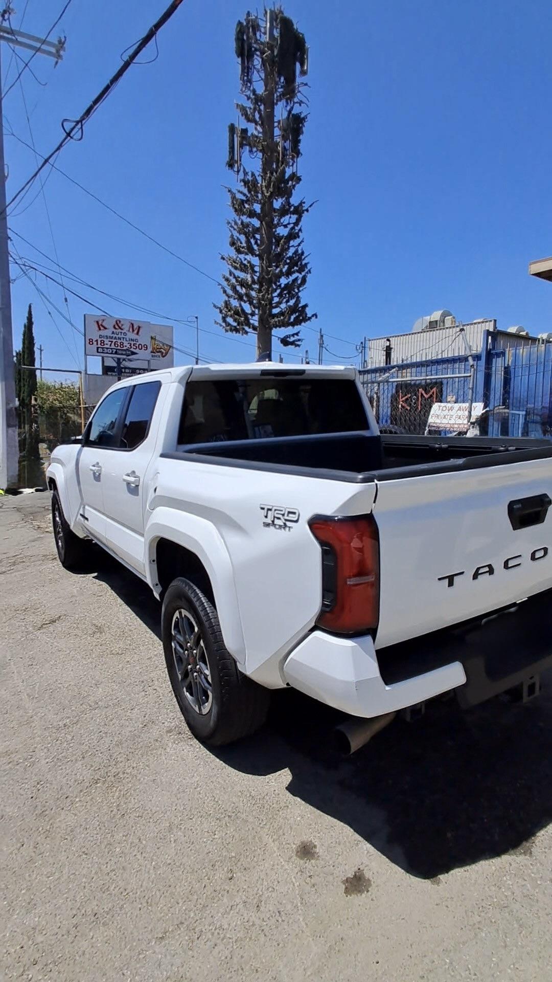 Toyota Tacoma TRD rear exterior wash wax mobile detailing Pasadena CA